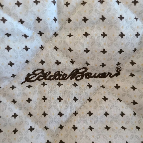 Eddie Bauer Accessories Eddie Bauer Shopping Cart Cover High Chair Brown Cream Padded Poshmark